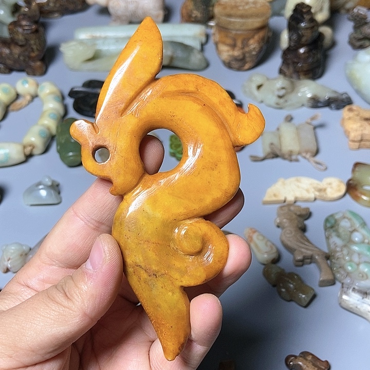 和田玉未镶嵌颈饰85