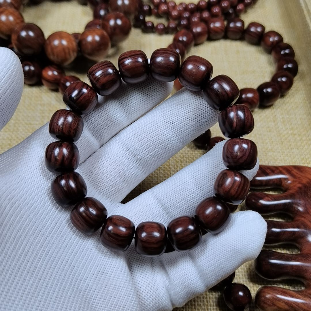 黄花梨/降香黄檀手串/手链海黄老料1213规格手串