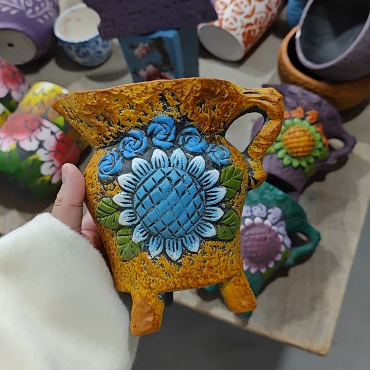 红陶吸水透气的白陶花盆凑满12发货