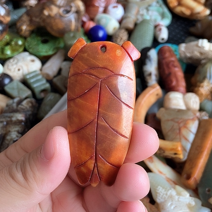 和田玉未镶嵌颈饰4