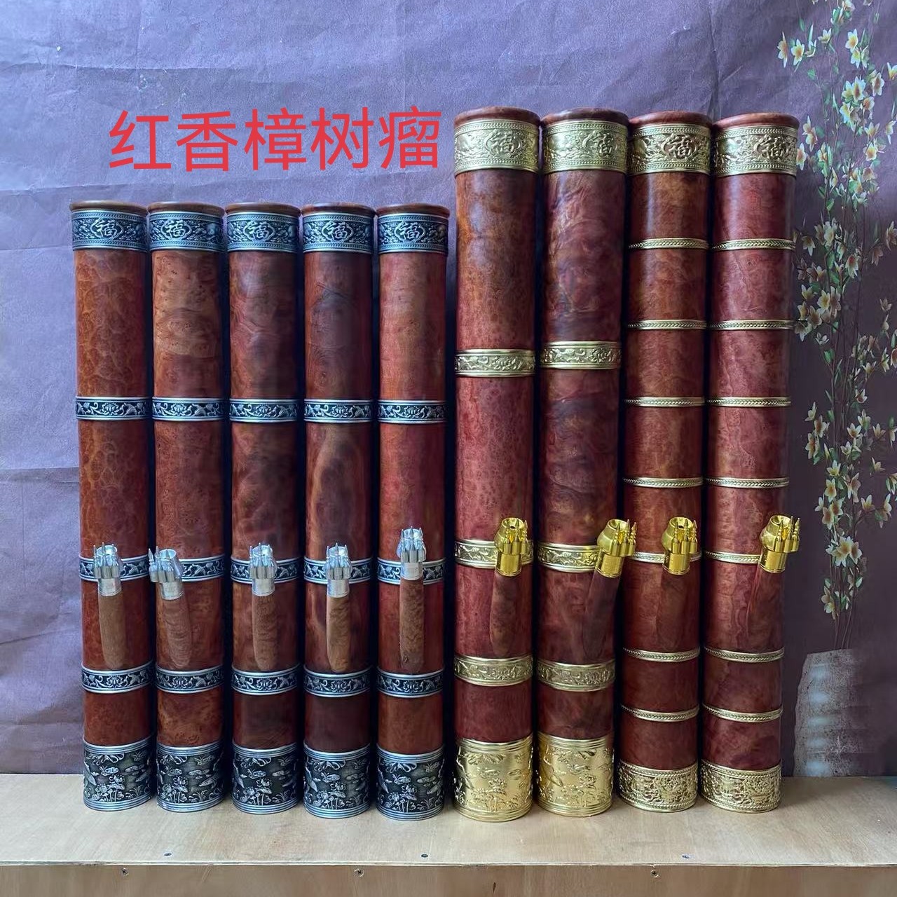 红香樟中号铝复古包边高度68cm/大号高度76-78cm