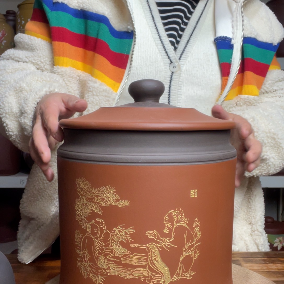 紫砂茶叶罐今天晚上