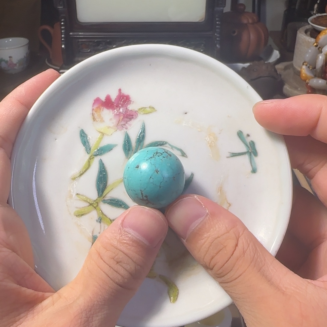 瓷片瓷茶盘瓷盘粉彩