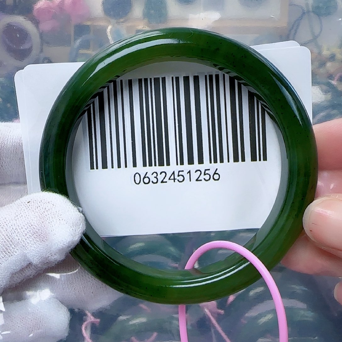 和田玉（碧玉）手镯未镶嵌5758