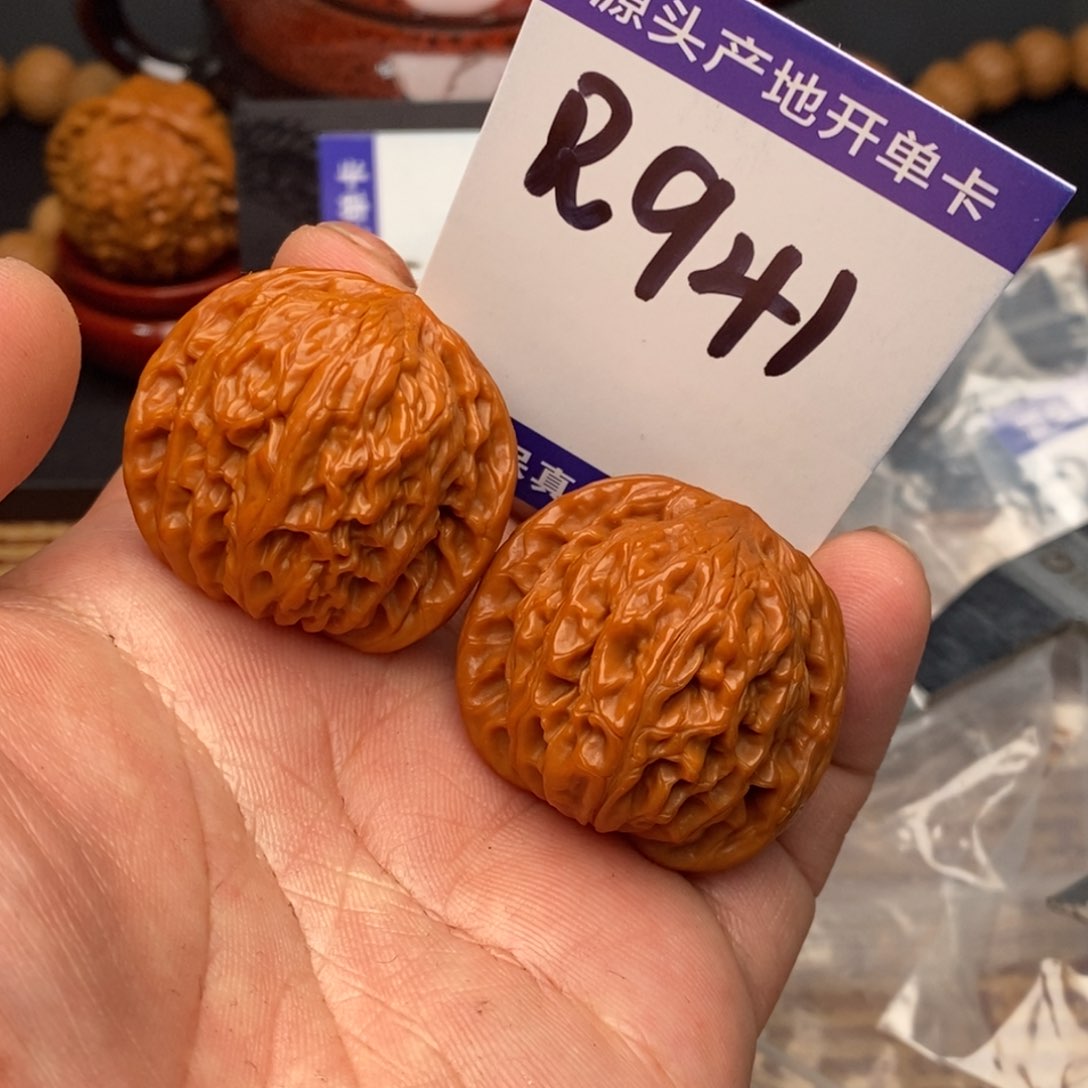 吊坠文玩核桃磨盘狮子头35尺