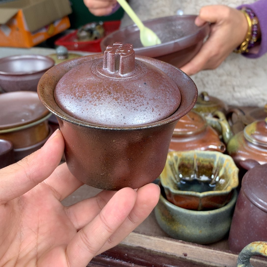 紫砂柴烧纯自然柴烧