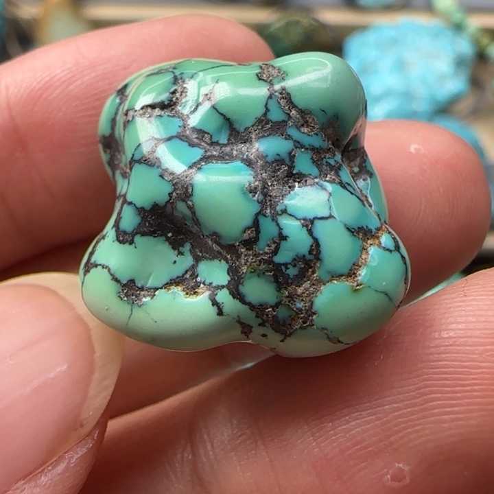 绿松石珠宝奇石未镶嵌9.4