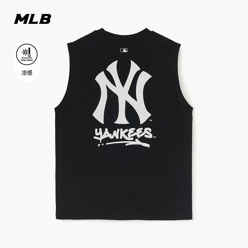 MLB男女情侣凉感百搭无袖运动背心篮球25夏季新款3ATOB0253