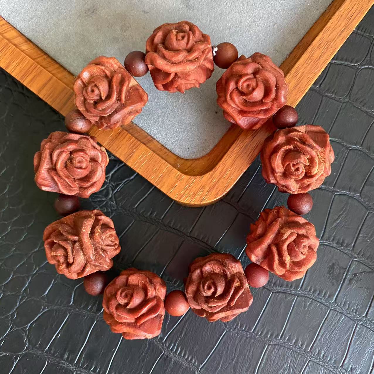 雪山重楼母体料手链丫4197