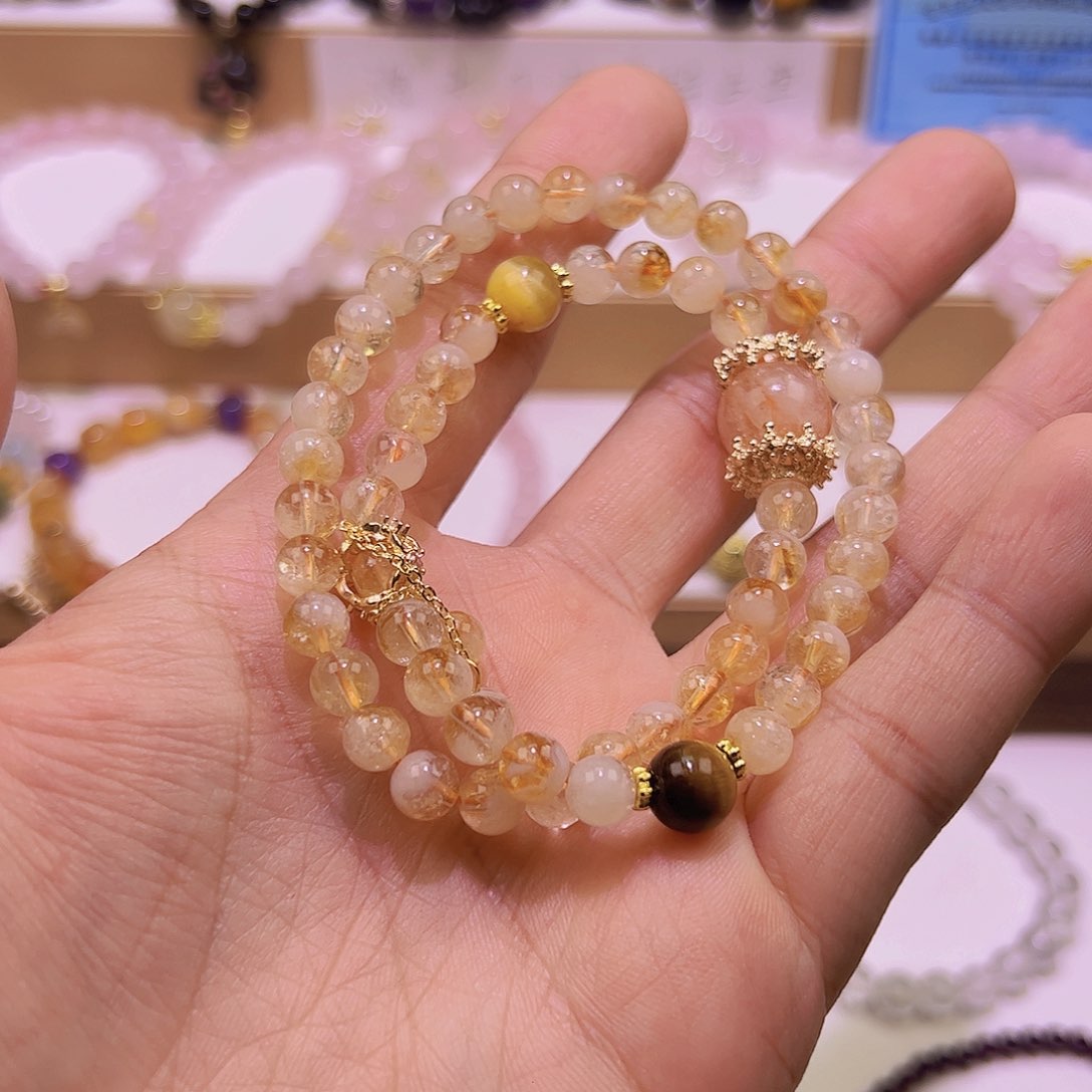 水晶手链未镶嵌手串