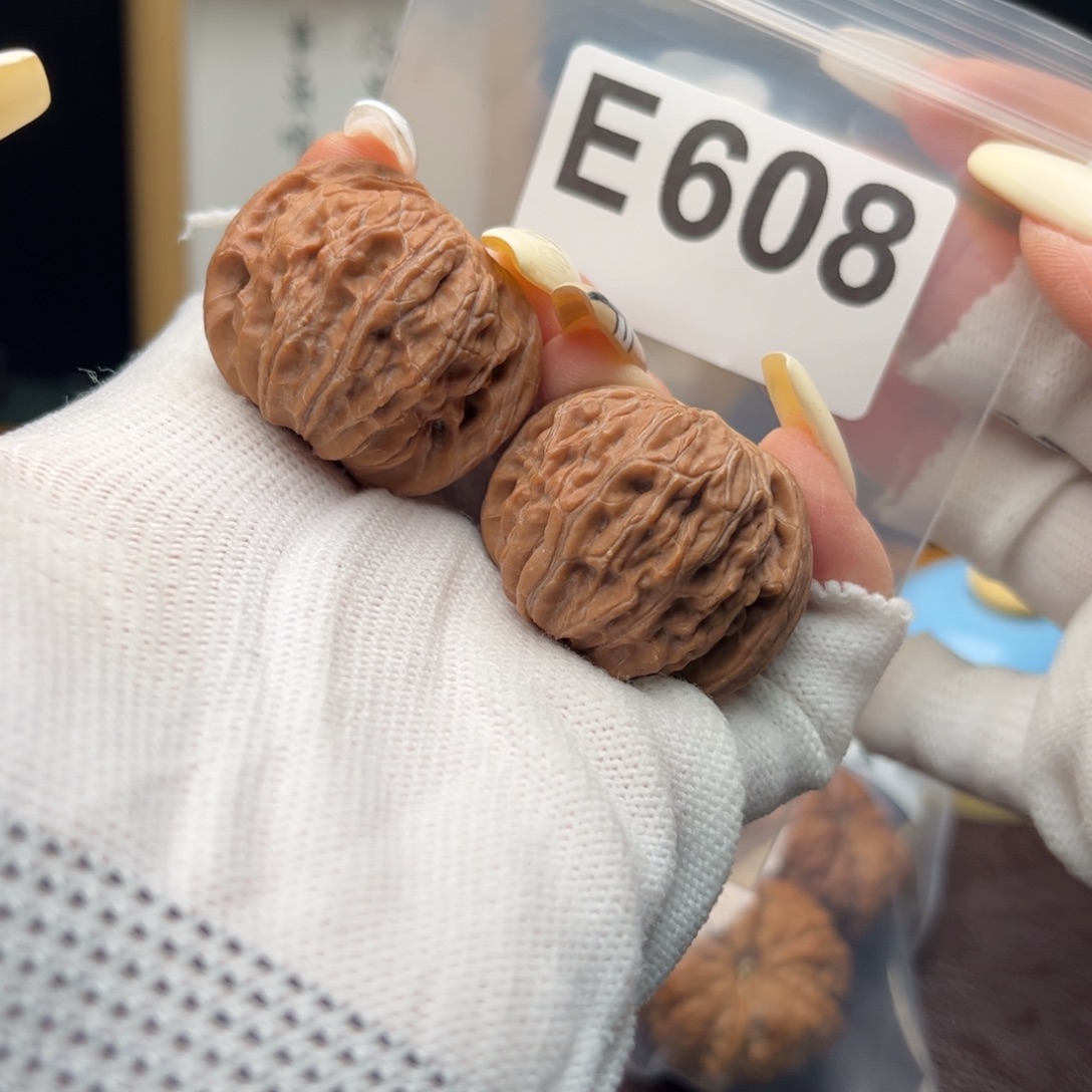 文玩核桃把件35磨盘e608