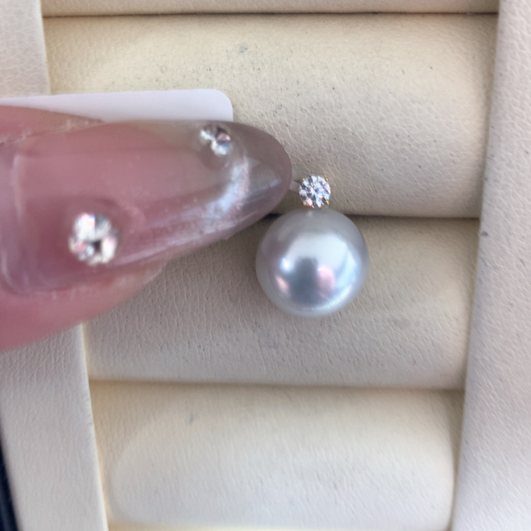 海水珍珠颈饰18K金镶嵌