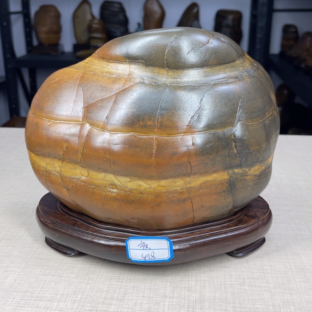 夜***王石材广西大化彩玉石配底座不包邮