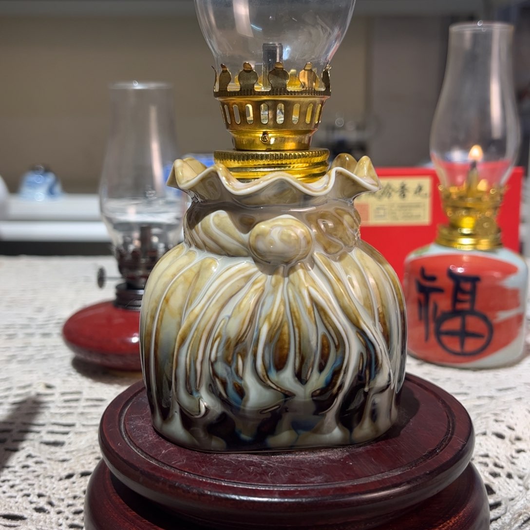 摆件景德镇陶瓷香薰灯