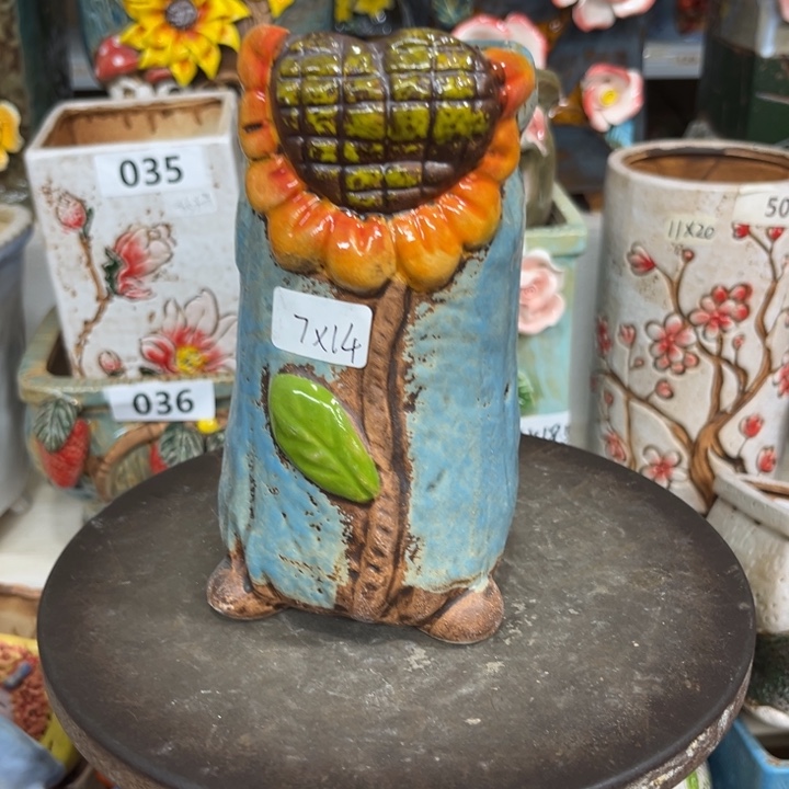 紫砂花盆粗陶材质多肉花盆