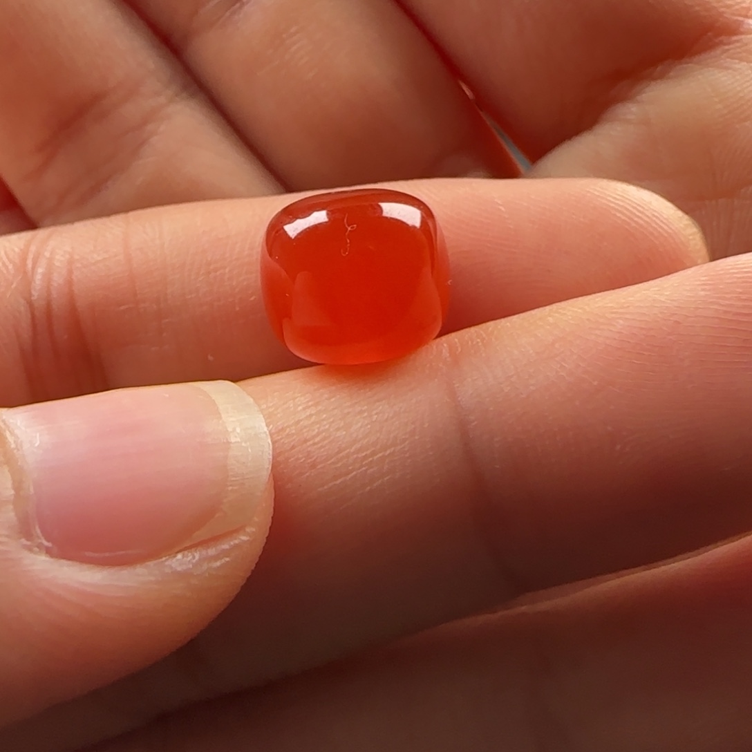 南红玛瑙未镶嵌老型：11x9.8色润亮度高 满红砂 全品