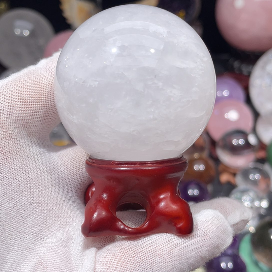 水晶未镶嵌珠宝半成品微瑕5.5