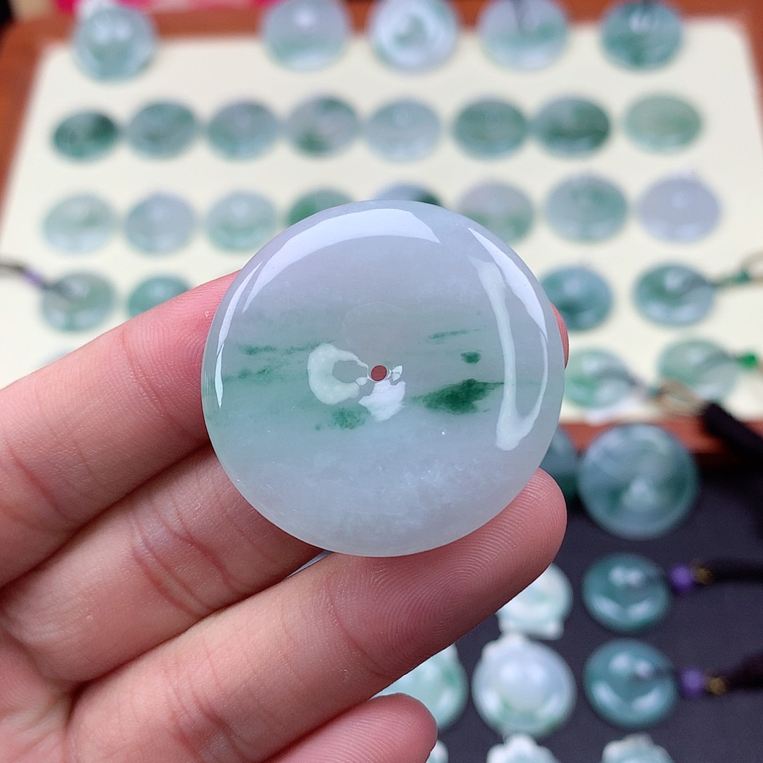 颈饰未镶嵌翡翠3 尺寸36.7-6.1