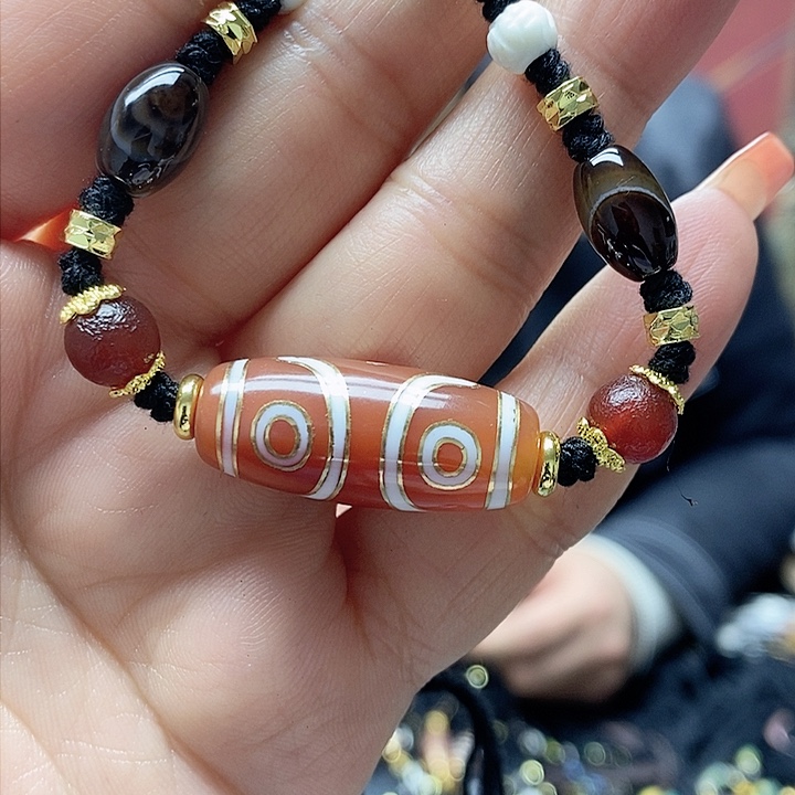 玛瑙/玉髓颈饰合金