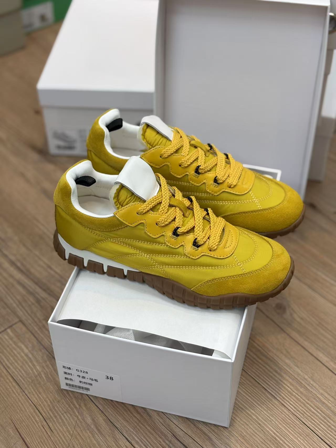 老张家高品质 春夏季新款舒适软底透气运动休闲鞋女厚底德训女鞋