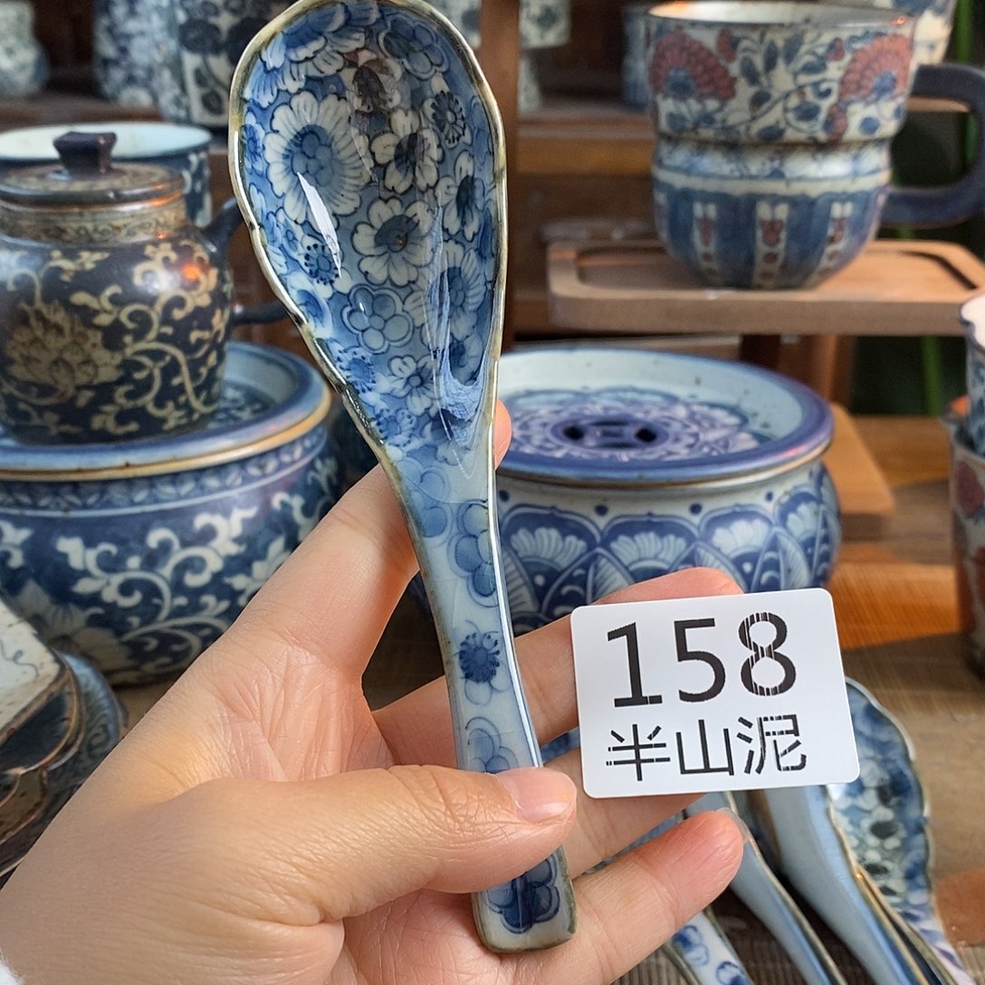 陶手工手绘青花高温陶瓷