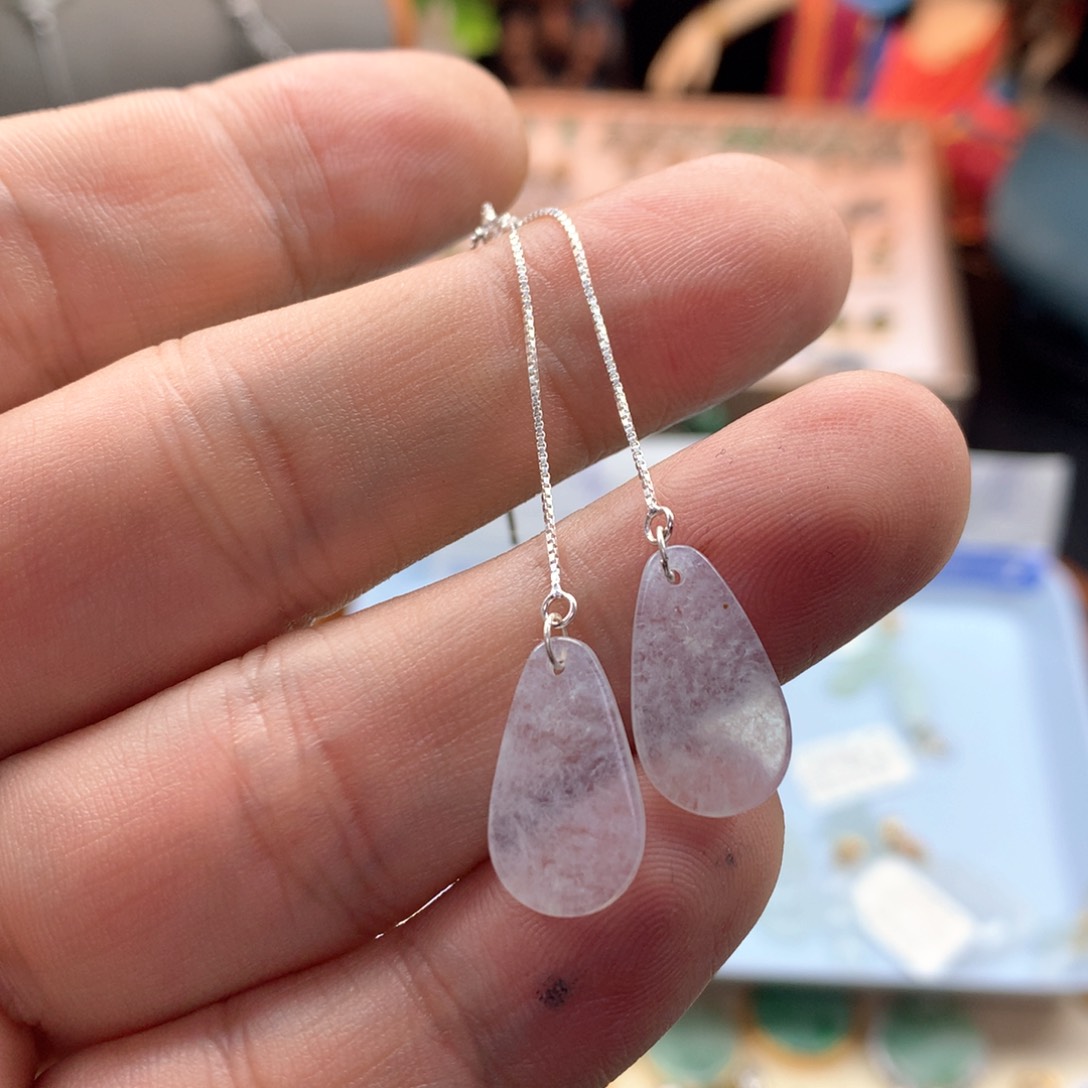 颈饰银S925镶嵌翡翠