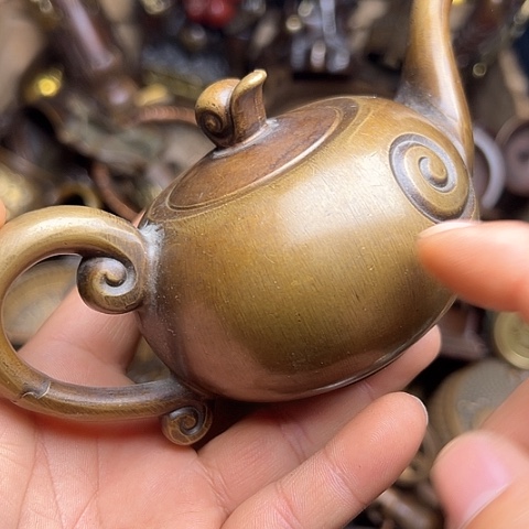 铜制文玩把玩物件