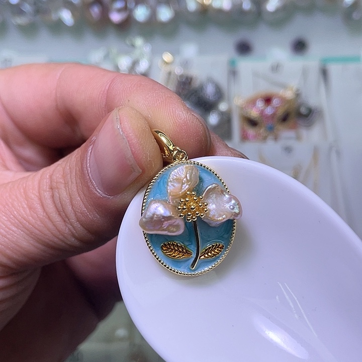 颈饰未镶嵌淡水珍珠13