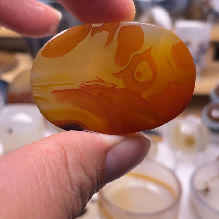 玛瑙/玉髓未镶嵌吊坠(不含链)