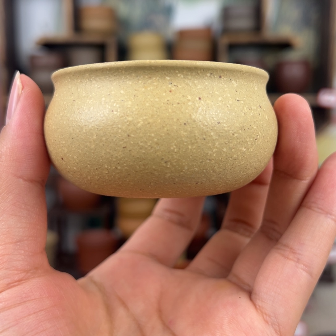 紫砂茶杯拙器甄选，纯原本矿。