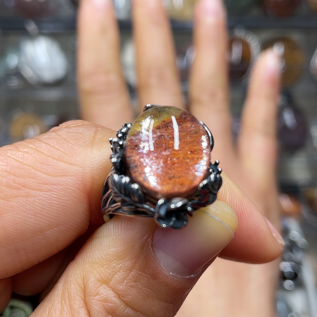 【闪购商品】水晶珠宝半成品银S925镶嵌戒指