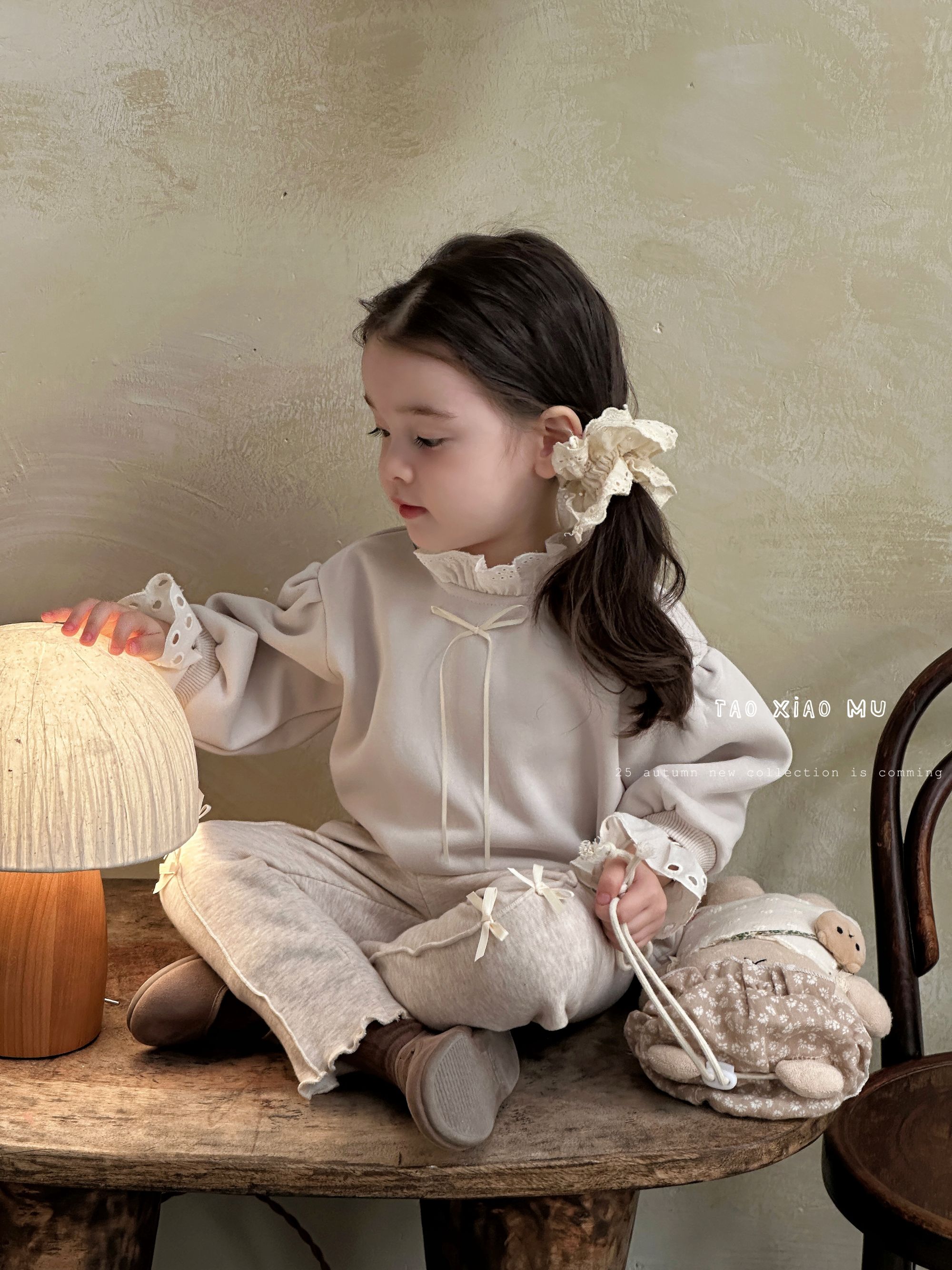 奶小西、淘小沐2025秋冬季新款女宝婴童套装