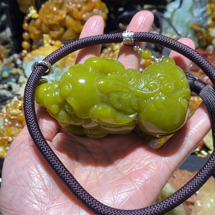 岫玉岫玉吊坠未镶嵌