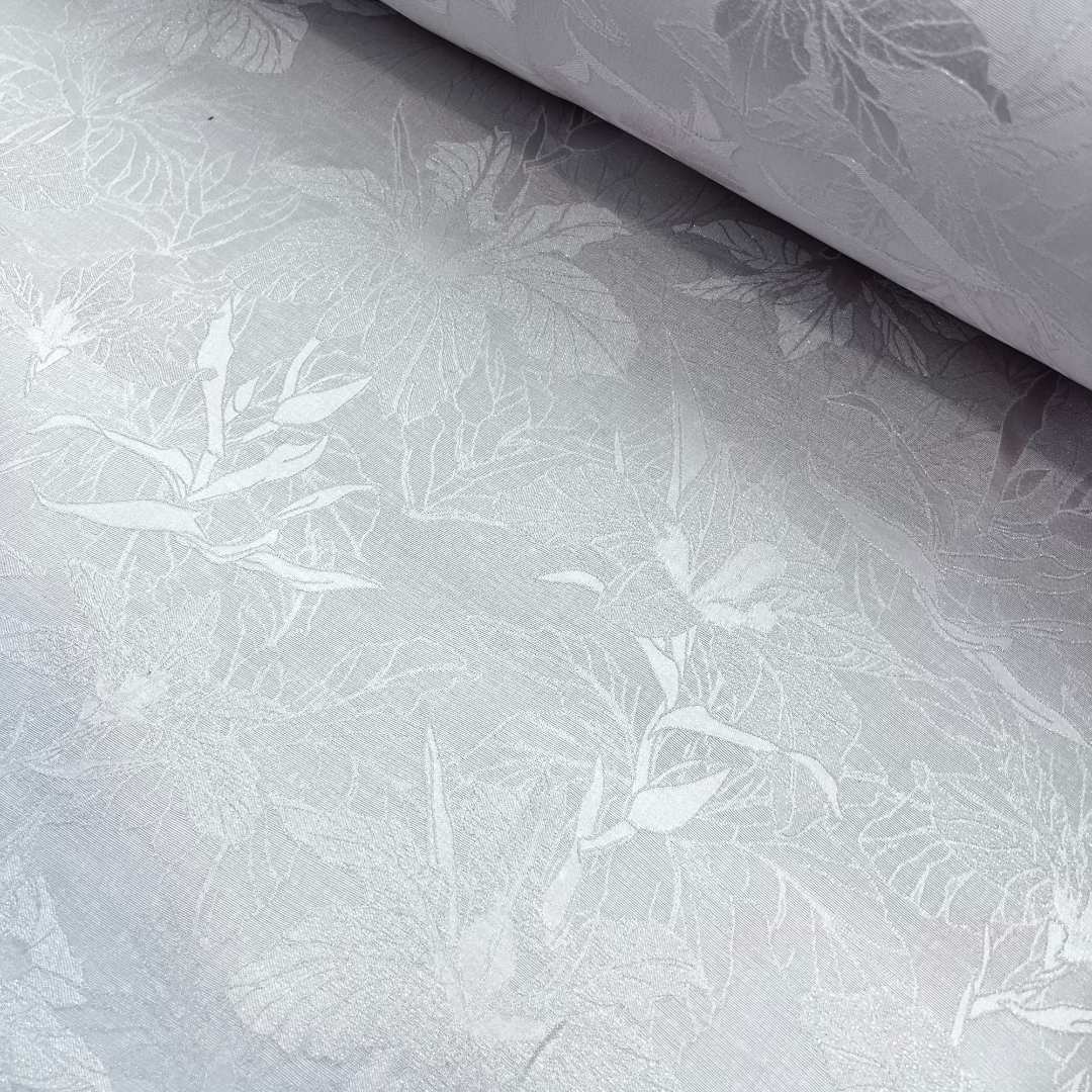 【楚娇】51-柔粉织彩鸢尾  百分百桑蚕丝  70门幅正绢