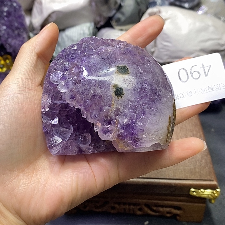 未镶嵌珠宝半成品紫晶
