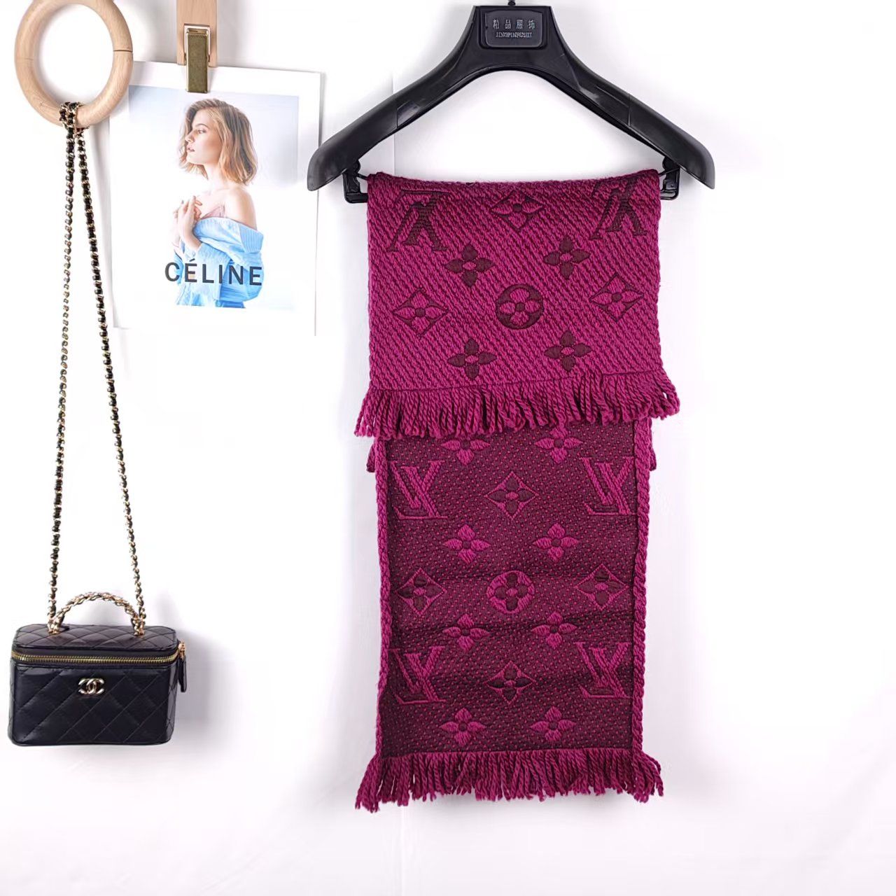 99新 LouisVuitton/路易威登  海囤J/LV围巾//xm80210