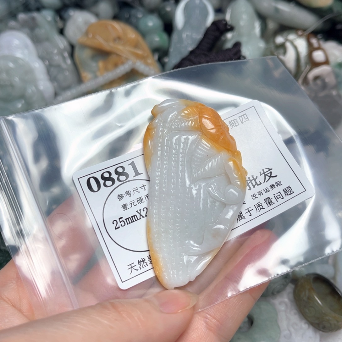 翡翠吊坠(不含链)未镶嵌0881