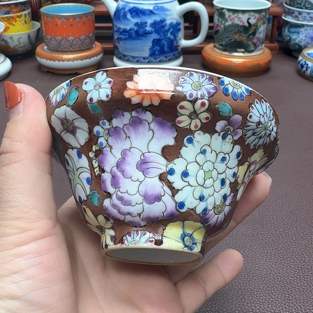 瓷片景德镇仿古手工制作精品展示