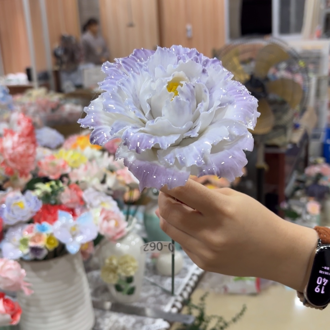 陶瓷花，拍满20发货，退款拉黑2242瑕疵