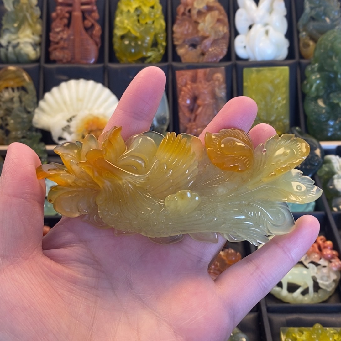 蛇纹石玉合金颈饰