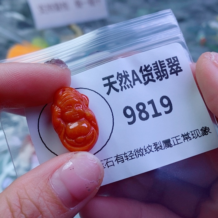 翡翠颈饰未镶嵌吊坠