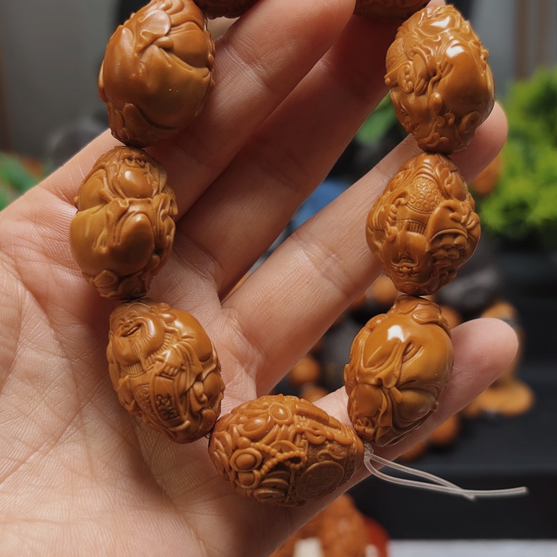 橄榄核手串/手链虎***说橄榄核