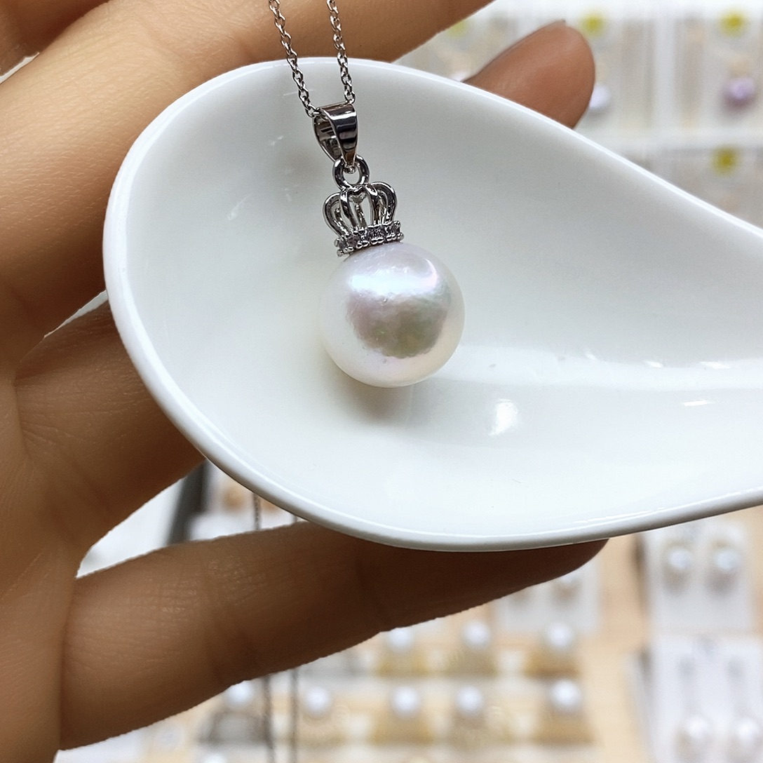 淡水珍珠颈饰合金