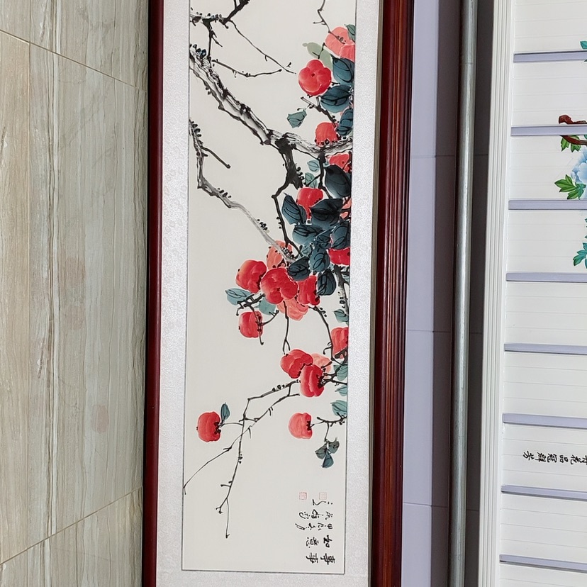 【闪购商品】国画书画作品带框165×50