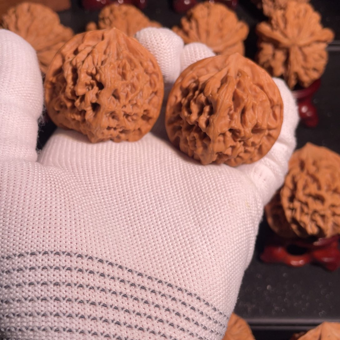 把件文玩核桃40官帽