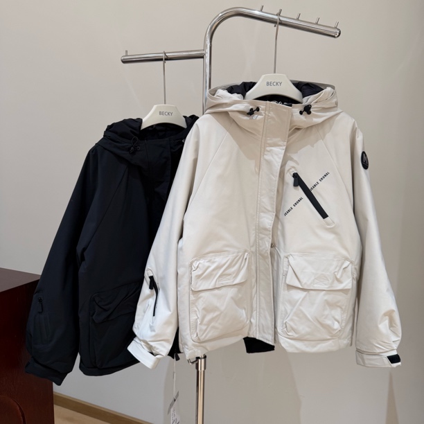 【BECKY】潮流韩式冬季羽绒服冲锋衣加厚保暖防风防寒宽松休闲外套