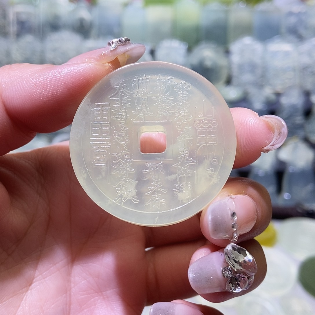 岫玉吊坠未镶嵌吊坠