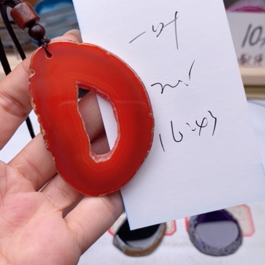 玛瑙/玉髓颈饰未镶嵌✍****✍