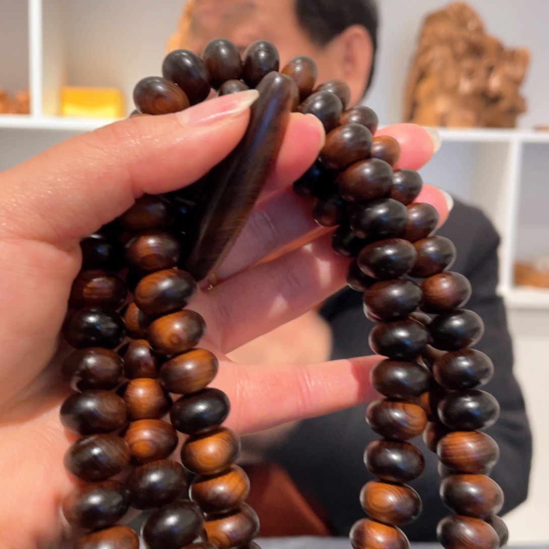 【闪购商品】柏木（崖柏）白**堂算盘珠手链