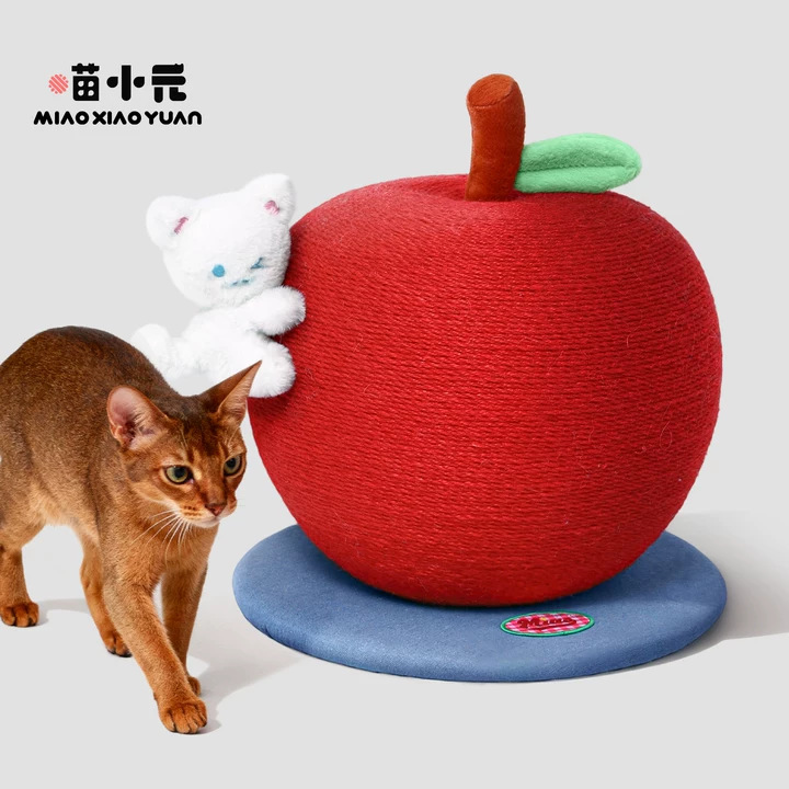 喵小元|苹果猫爬架耐磨不掉屑小户型不占地麻绳猫咪圣诞新年礼物